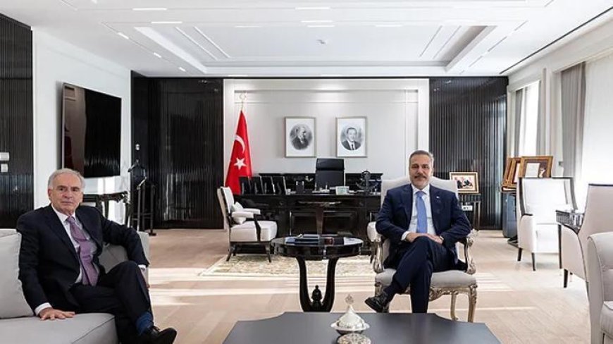 Dışişleri Bakanı Hakan Fidan, BM Genel Sekreteri'nin Özel Temsilcisi Arnault ile bir araya geldi