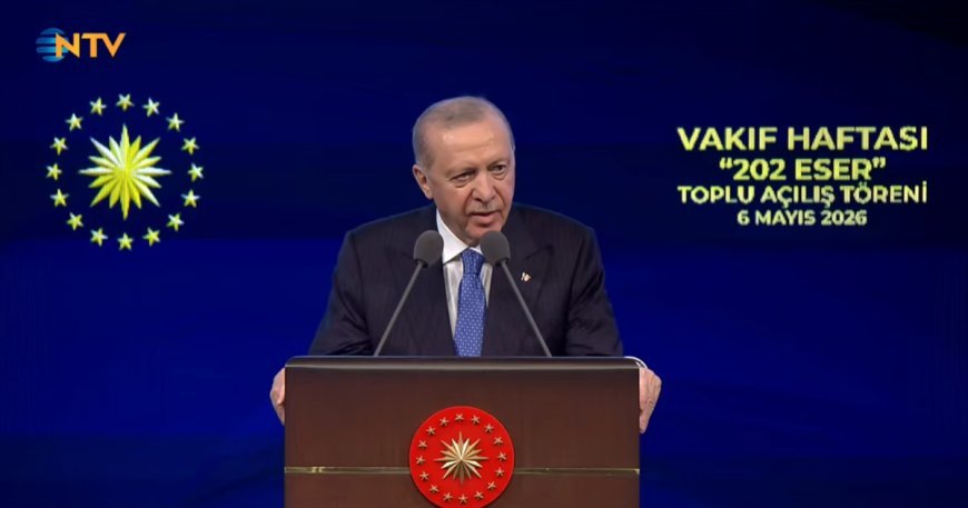 Cumhurbaşkanı Erdoğan: 202 vakıf eserimizi açacağız