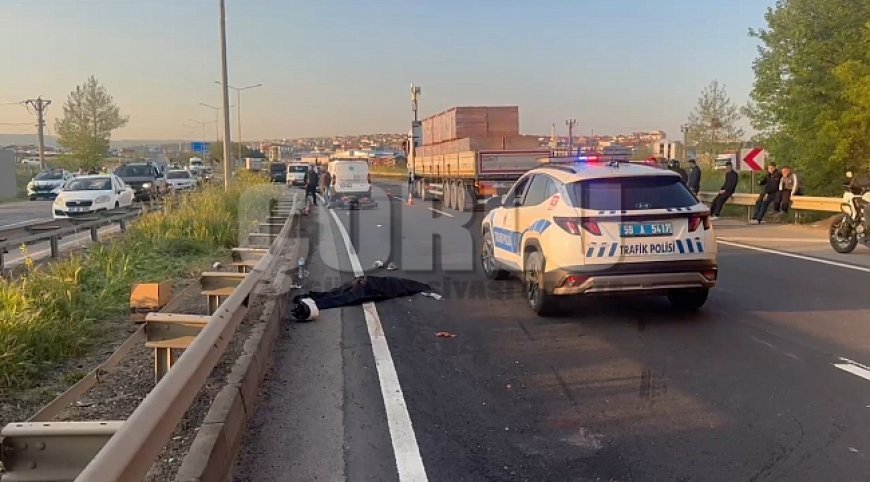 Tekirdağ’da motosiklet kazası: 17 yaşındaki genç kız hayatını kaybetti
