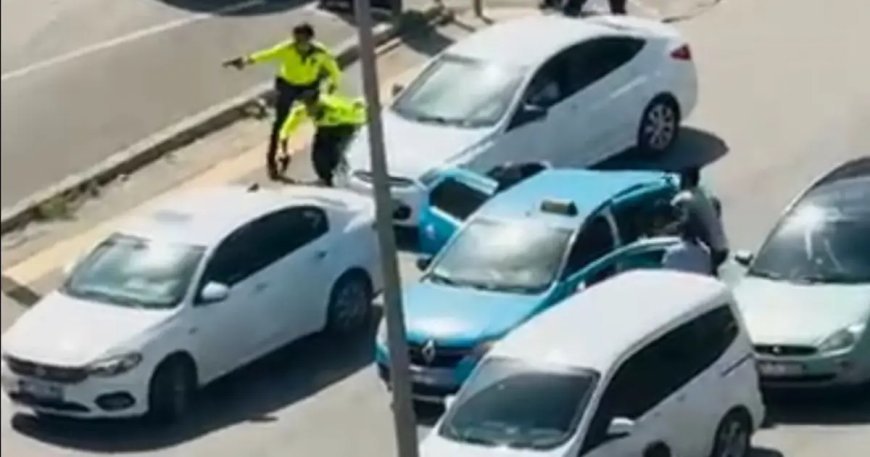 Kız arkadaşı ile taksi sürücüsünü rehin alan saldırganlar yakalandı