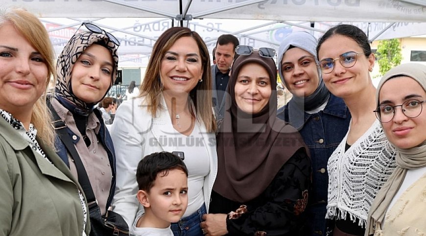 CANDAN BAŞKAN ÇERKEZKÖY’DE ANNELERİN MUTLULUĞUNA ORTAK OLDU