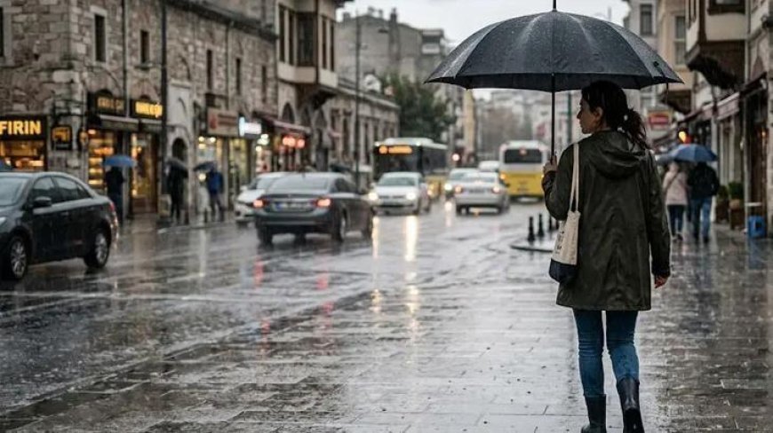 Dikkat İstanbul bugün yağmurlu