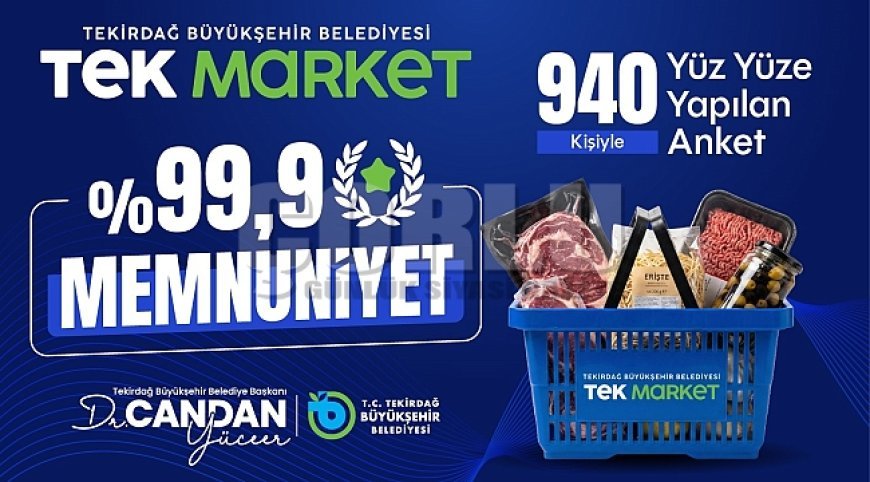 MEMNUNİYET YÜZDE 99,9