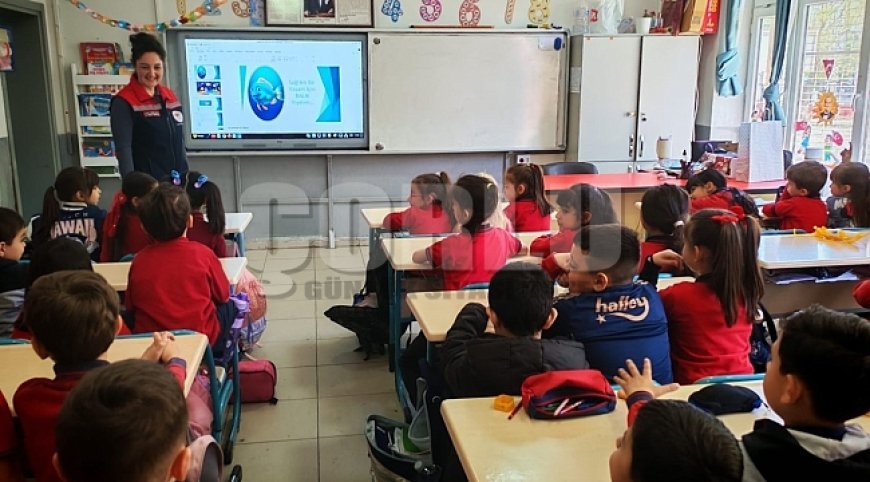 İlkokul öğrencilerine gıda israfının önlenmesi, balığın faydaları ve beslenme eğitimi verildi