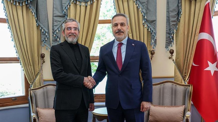 Dışişleri Bakanı Hakan Fidan, İran Milli Güvenlik Yüksek Konseyi Sekreter Yardımcısı Bagheri ile görüştü
