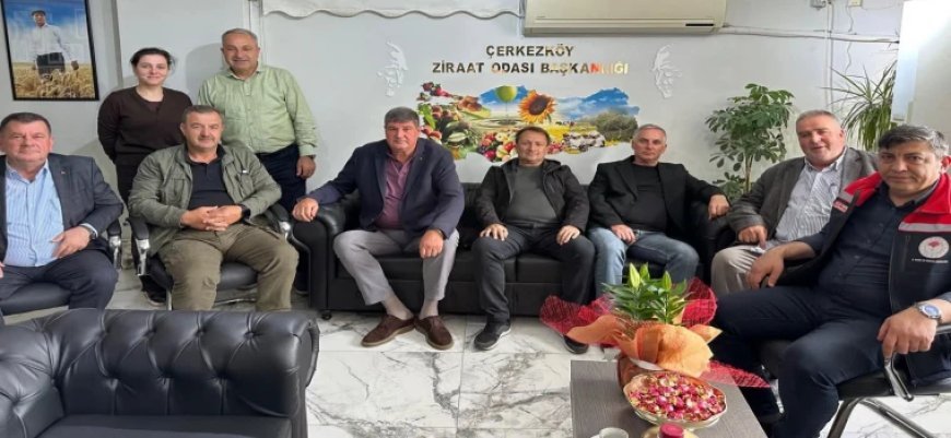 ÇOLAKOĞLU’NA KURUM VE STK’LARDAN ÇİFTÇİLER GÜNÜ ZİYARETİ
