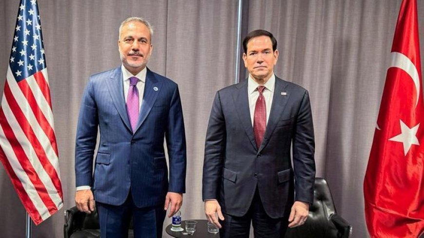 Dışişleri Bakanı Hakan Fidan, ABD'li mevkidaşı Rubio ile görüştü