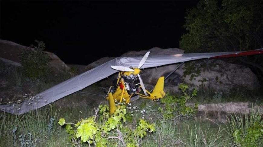 Kapadokya'da acil iniş yapan pilot ve yolcu yaralandı