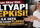 Başkan Akay'dan Altyapı Tepkisi: "İlk Defa Bu Kadar Plansız Yönetim Görüyoruz"