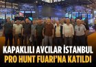 Kapaklılı avcılar İstanbul Pro Hunt Fuarı’na katıldı