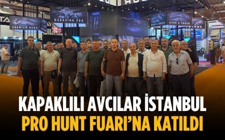 Kapaklılı avcılar İstanbul Pro Hunt Fuarı’na katıldı