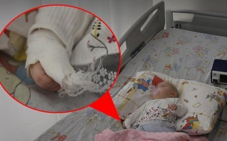 Hatay'da kan donduran olay! Serum yerine bebeğin parmağı kesildi