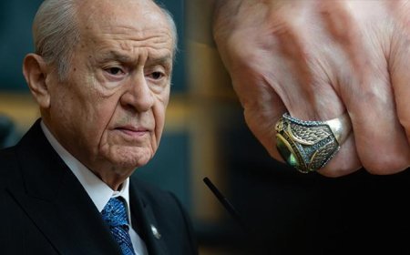 MHP Lideri Bahçeli'nin yüzüğü ve rozetindeki anlam dikkatleri çekti