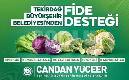 YEREL ÜRETİCİYE FİDE DESTEĞİYLE NEFES