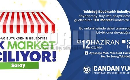 TEK Market Saray’da Açılıyor