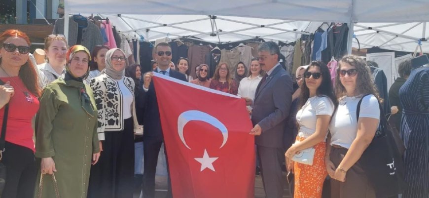 ÇERKEZKÖY HALK EĞİTİM MERKEZİ YIL SONU SERGİSİNDE 12 BİNİ AŞKIN KURSİYERİN ESERLERİ SERGİLENDİ