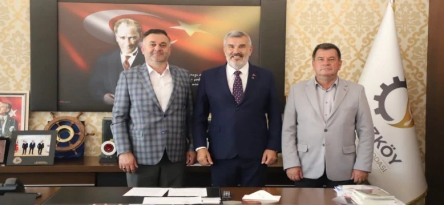 AS VE ZÜMBÜL'DEN ÇTSO BAŞKANI ÇETİN'E ZİYARET